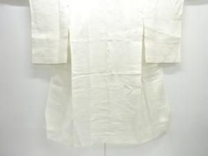 アンティーク　本麻透かし織　菖蒲模様長襦袢